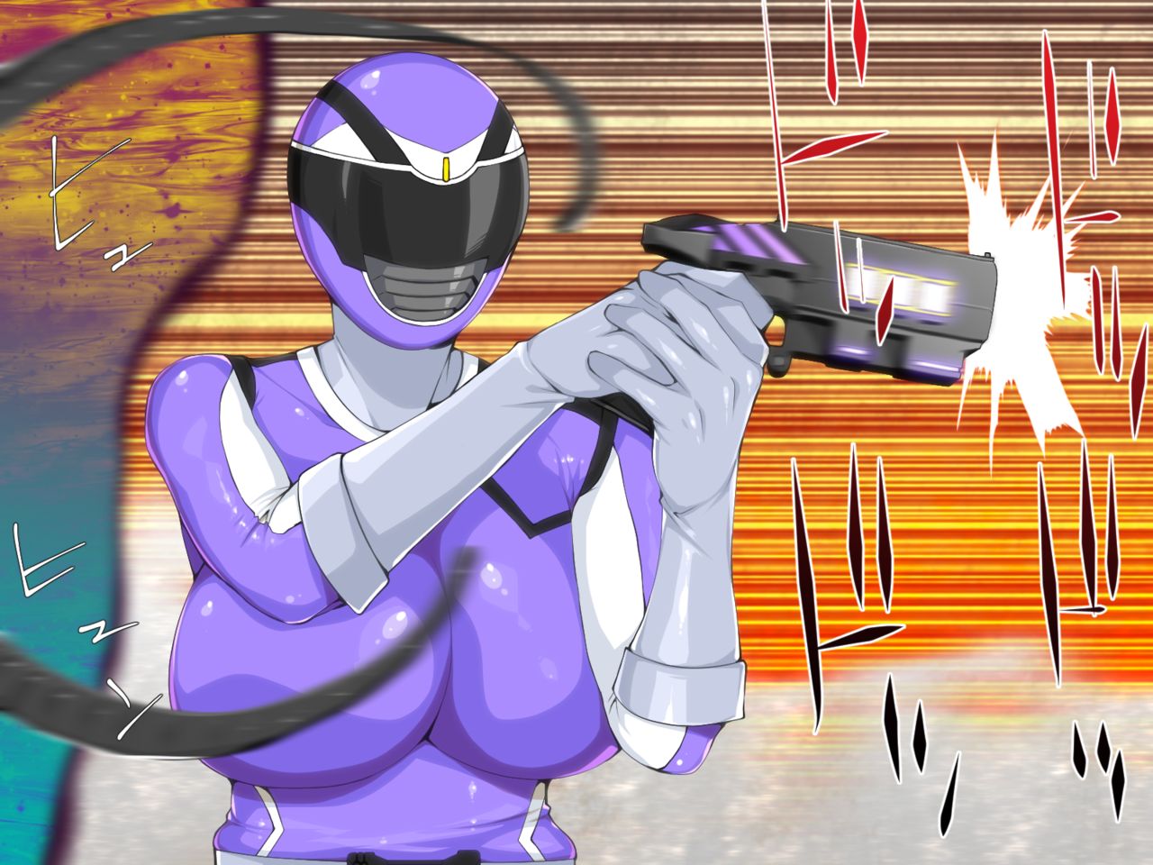 Kikou Sentai Heavy Ranger - Purple Hen page 6 full