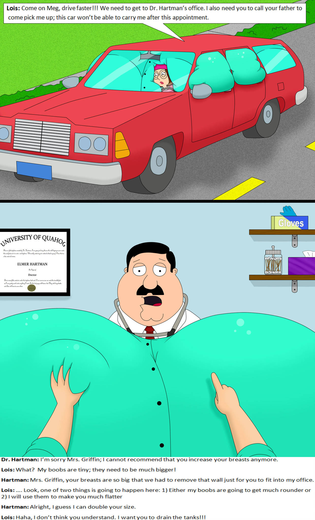 Family Guy Battle of the Boobs page 7 full