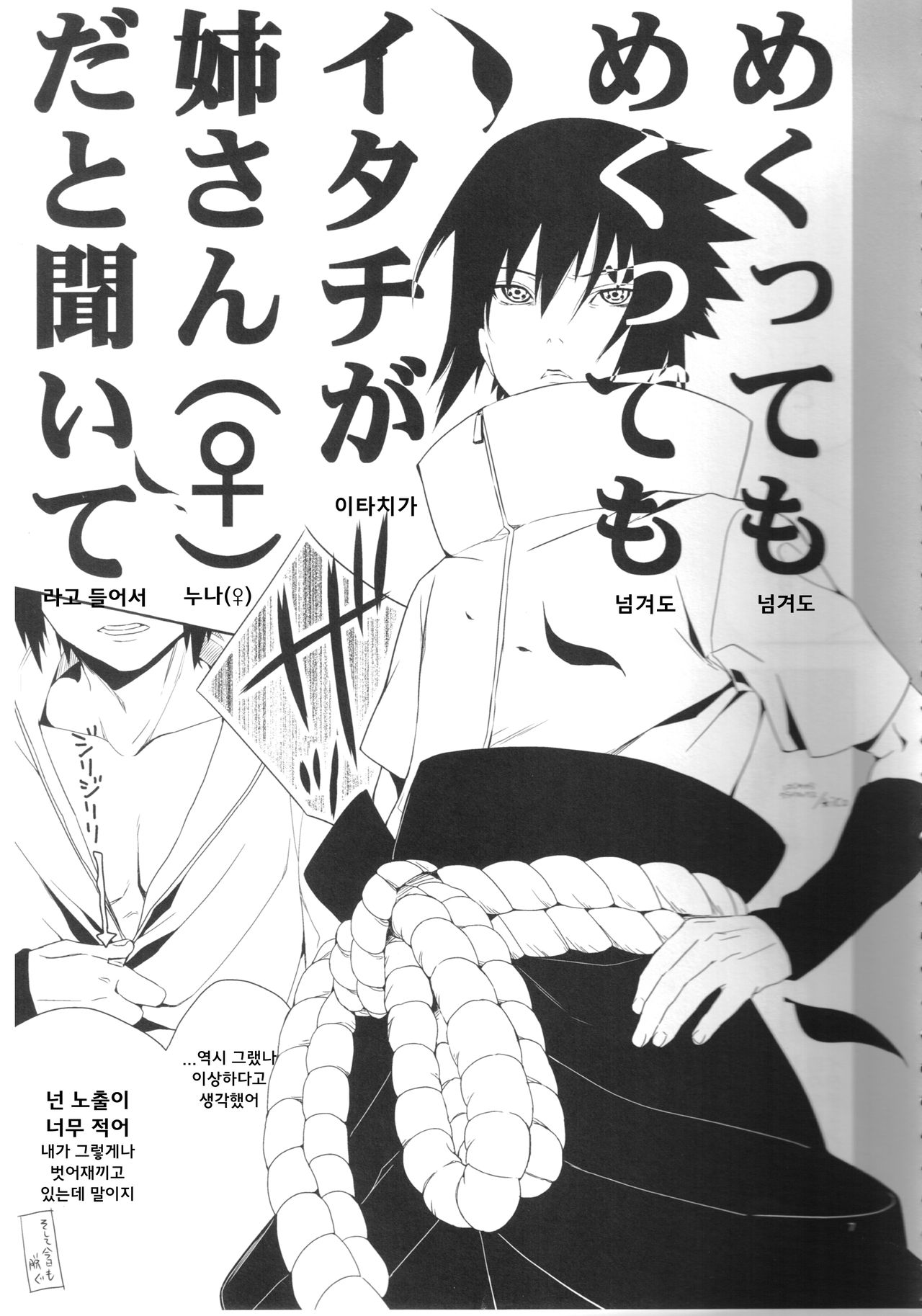 Itachi Nyotai-ka Seijin Muke Anthology "Anekan" page 6 full