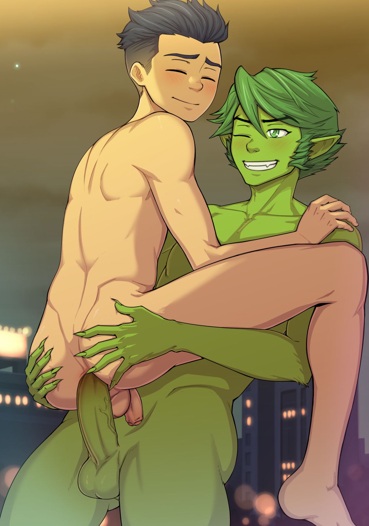 Beast Boy X Damian Wayne page 3 full