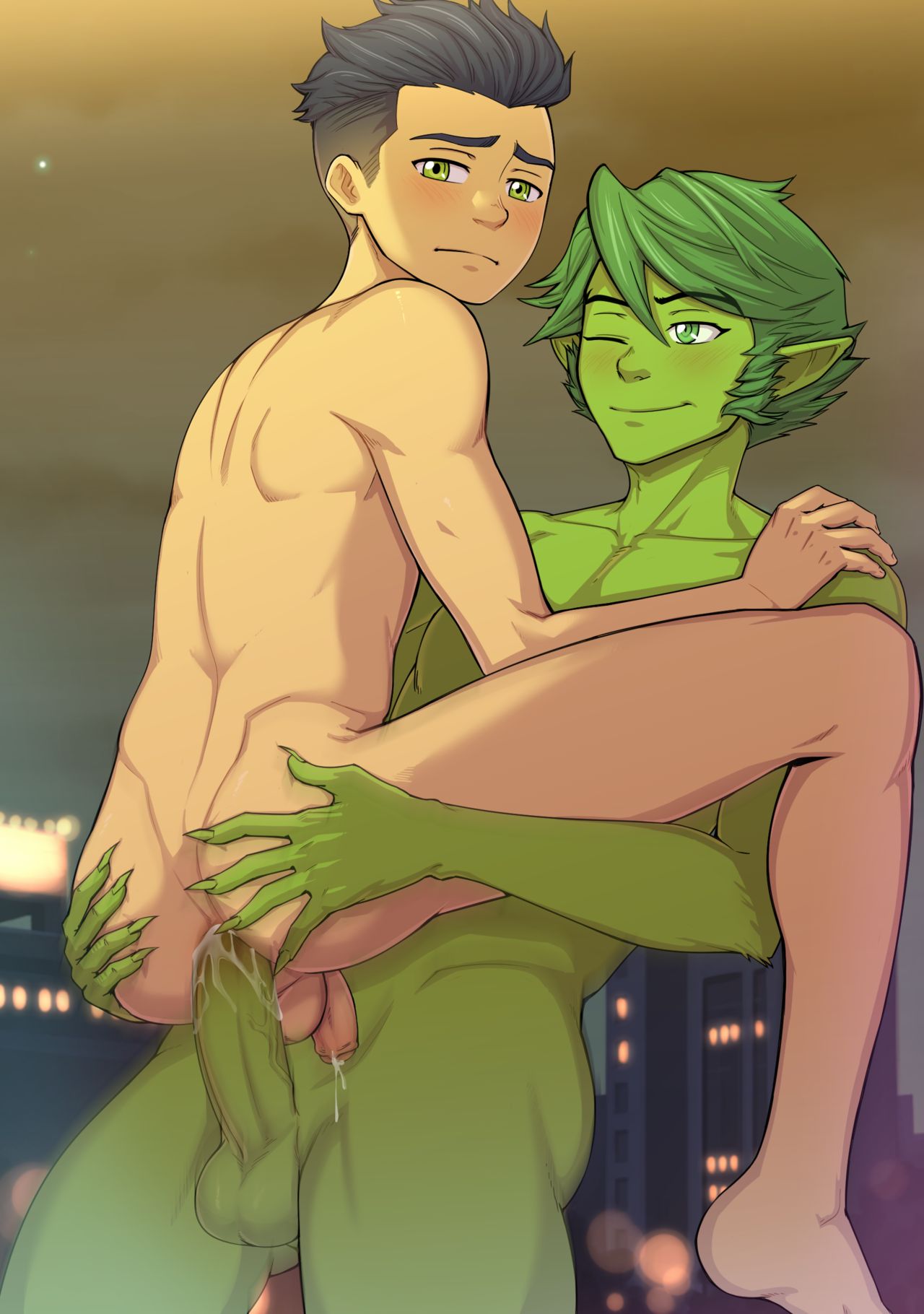 Beast Boy X Damian Wayne page 8 full