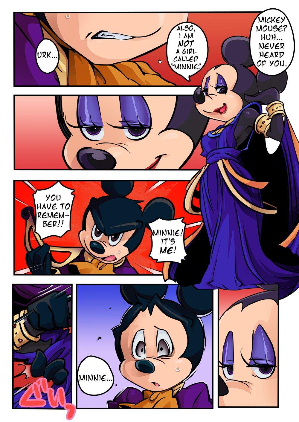 Mickey and The Queen page 1 full