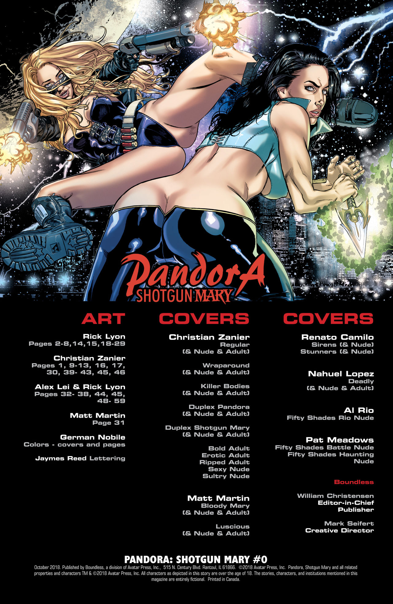 Pandora: Shotgun Mary #0 page 2 full