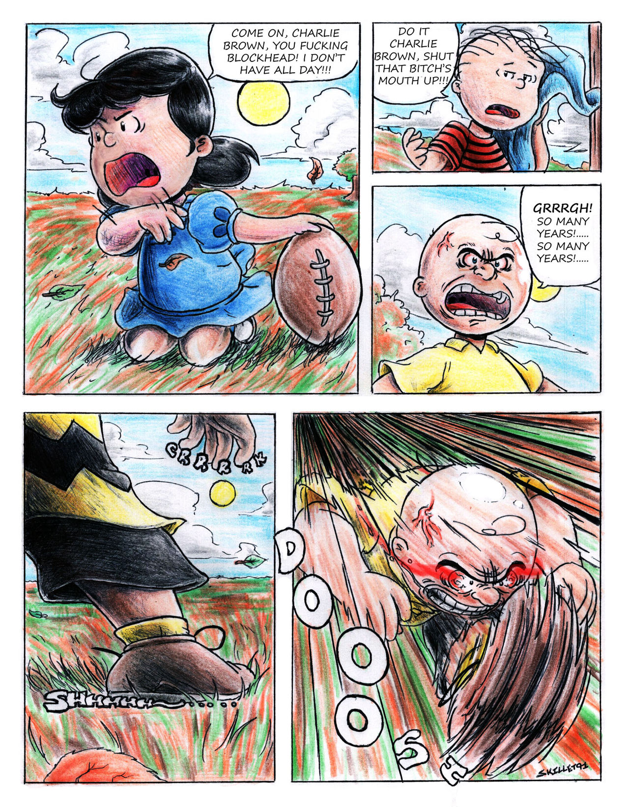 For Once, Kick That Fat Ass , Charlie Brown page 2 full