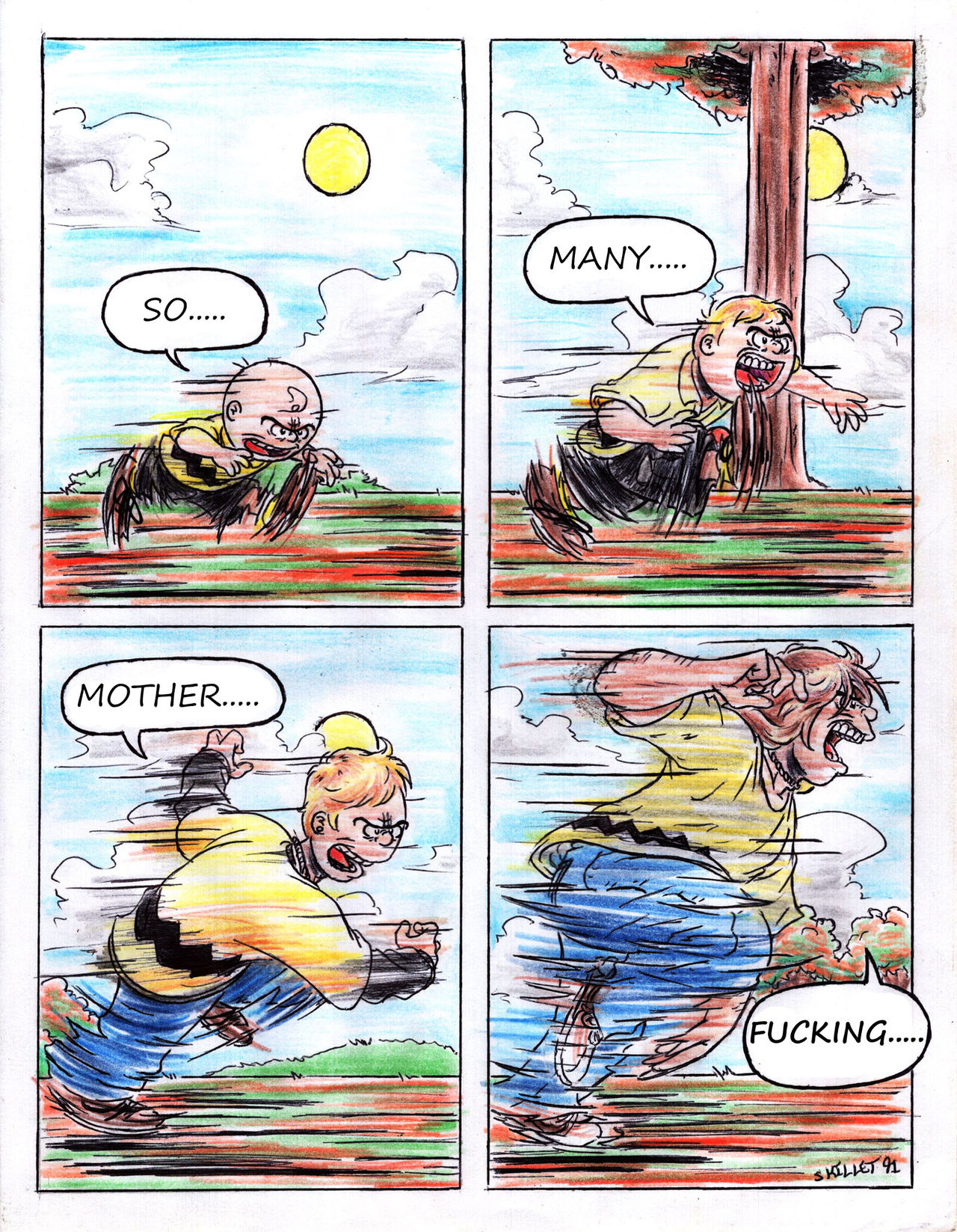 For Once, Kick That Fat Ass , Charlie Brown page 3 full