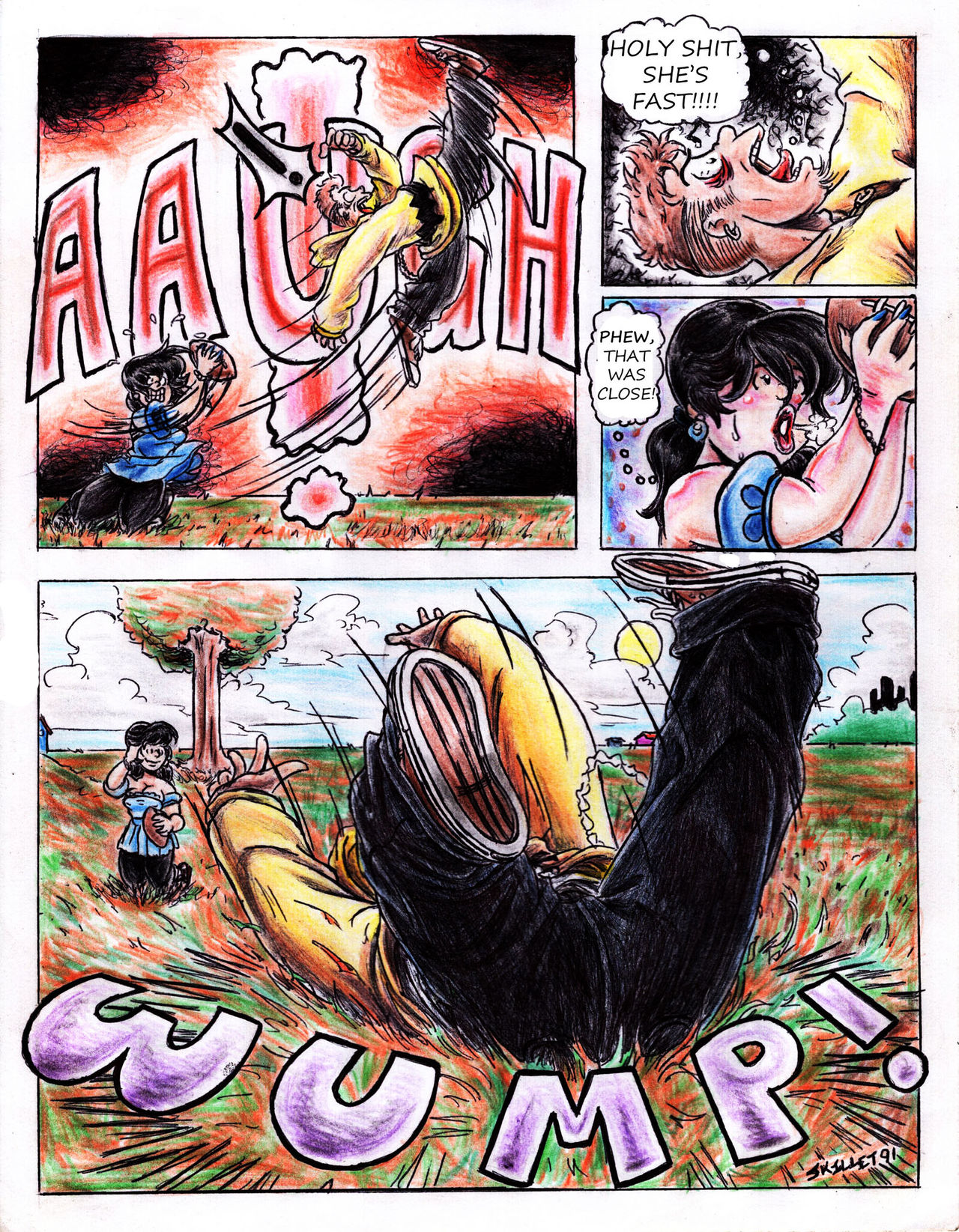 For Once, Kick That Fat Ass , Charlie Brown page 5 full