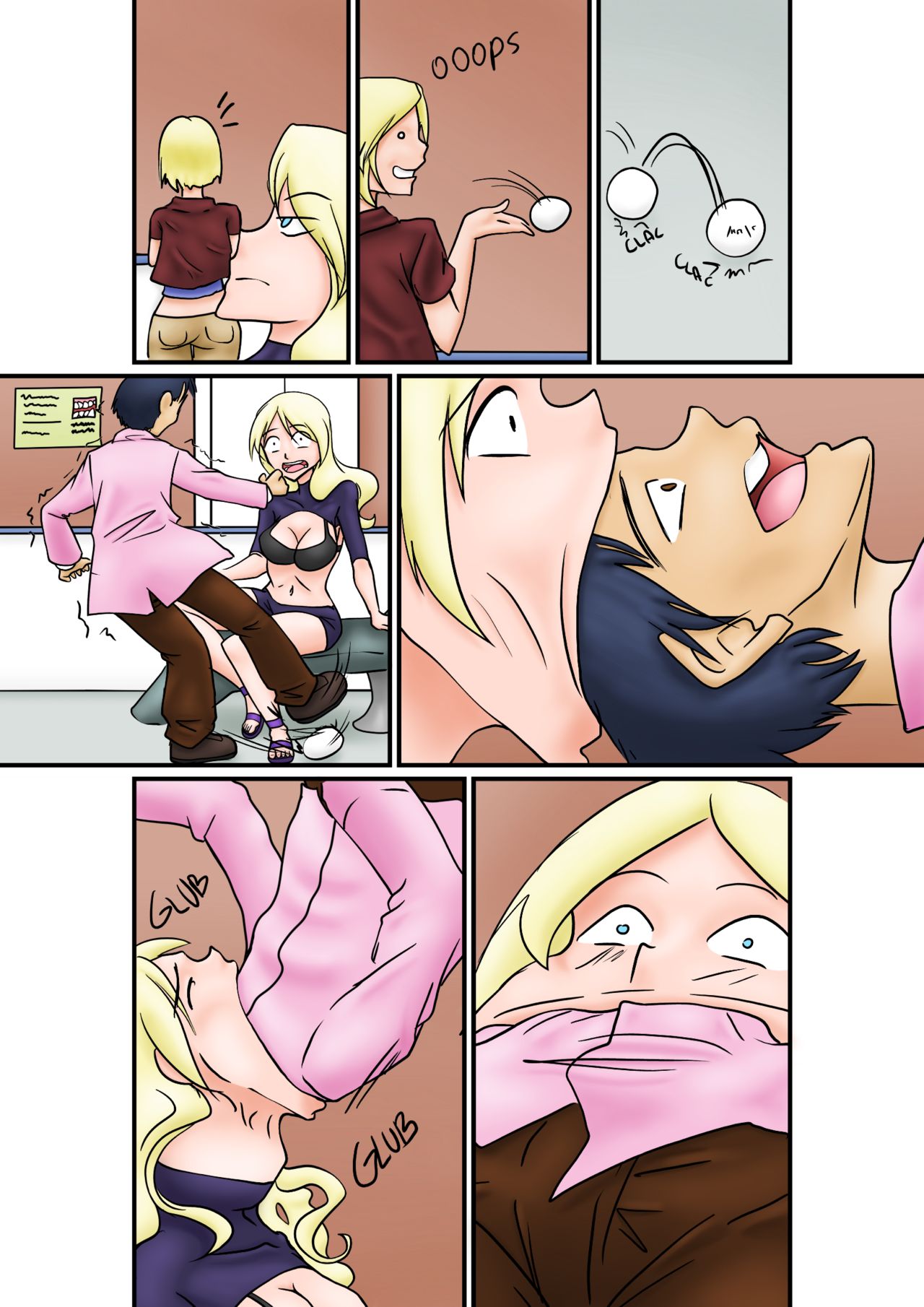 Fun in the dentist - colored page 2 full
