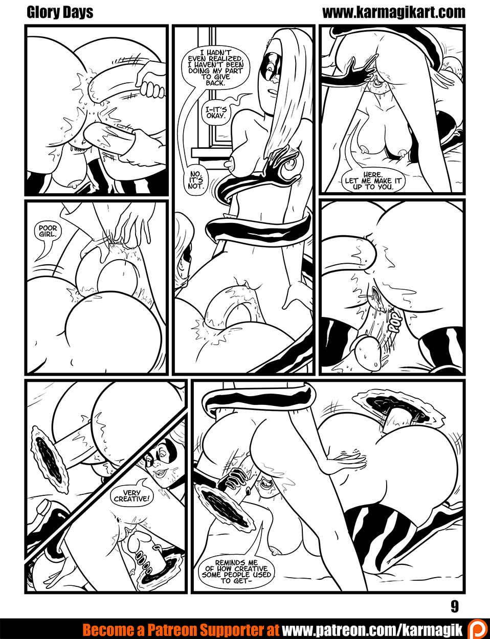 Elastigirl in Glory Days page 10 full
