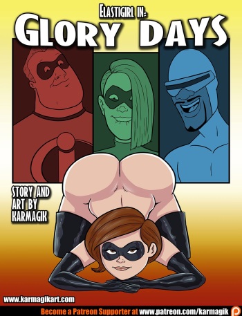 Elastigirl in Glory Days cover