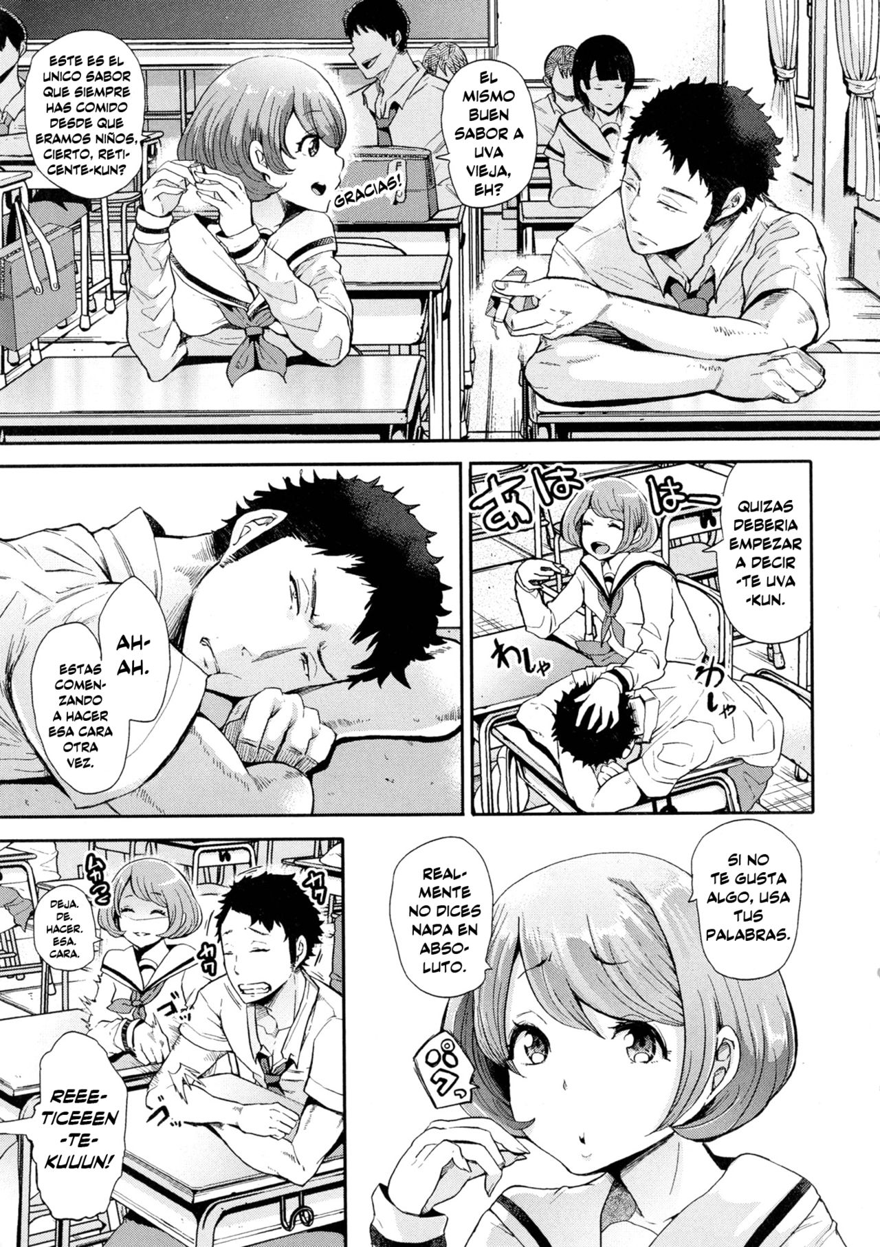 Mukuchi-kun x Hentai-chan - Reticent boy and Sexually pervert girl. | El Chico Reticente y La chica Sexualmente Pervertida page 7 full
