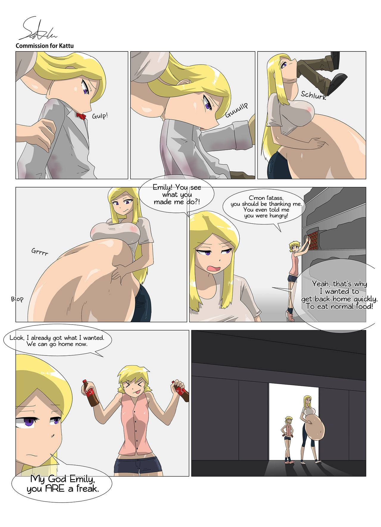 Gabi begins page 5 full