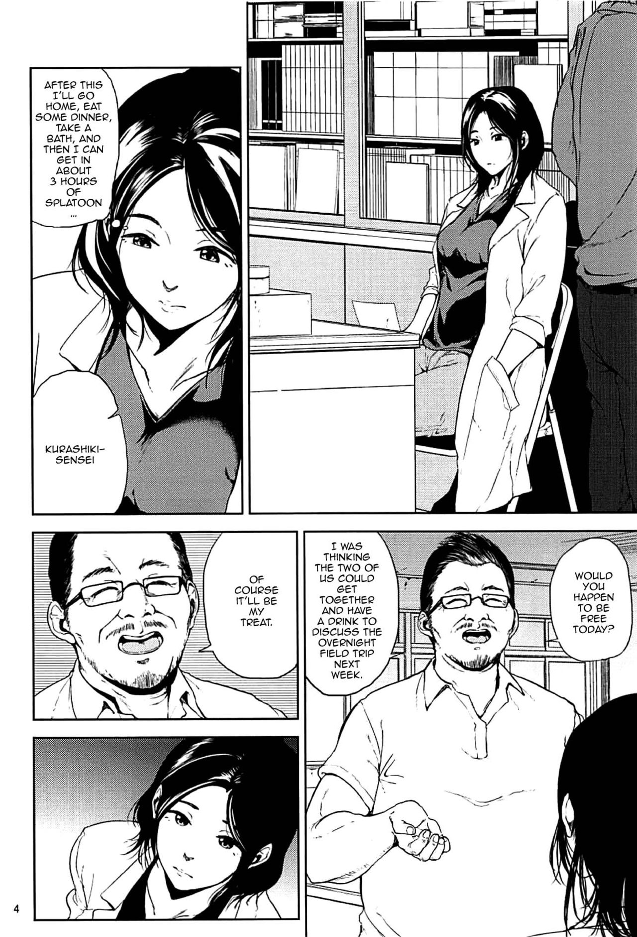 Kurashiki-sensei wa Hatsujouki Soushuuhen FINAL | Kurashiki Sensei's Mating Season Final Ch.1-2 page 3 full