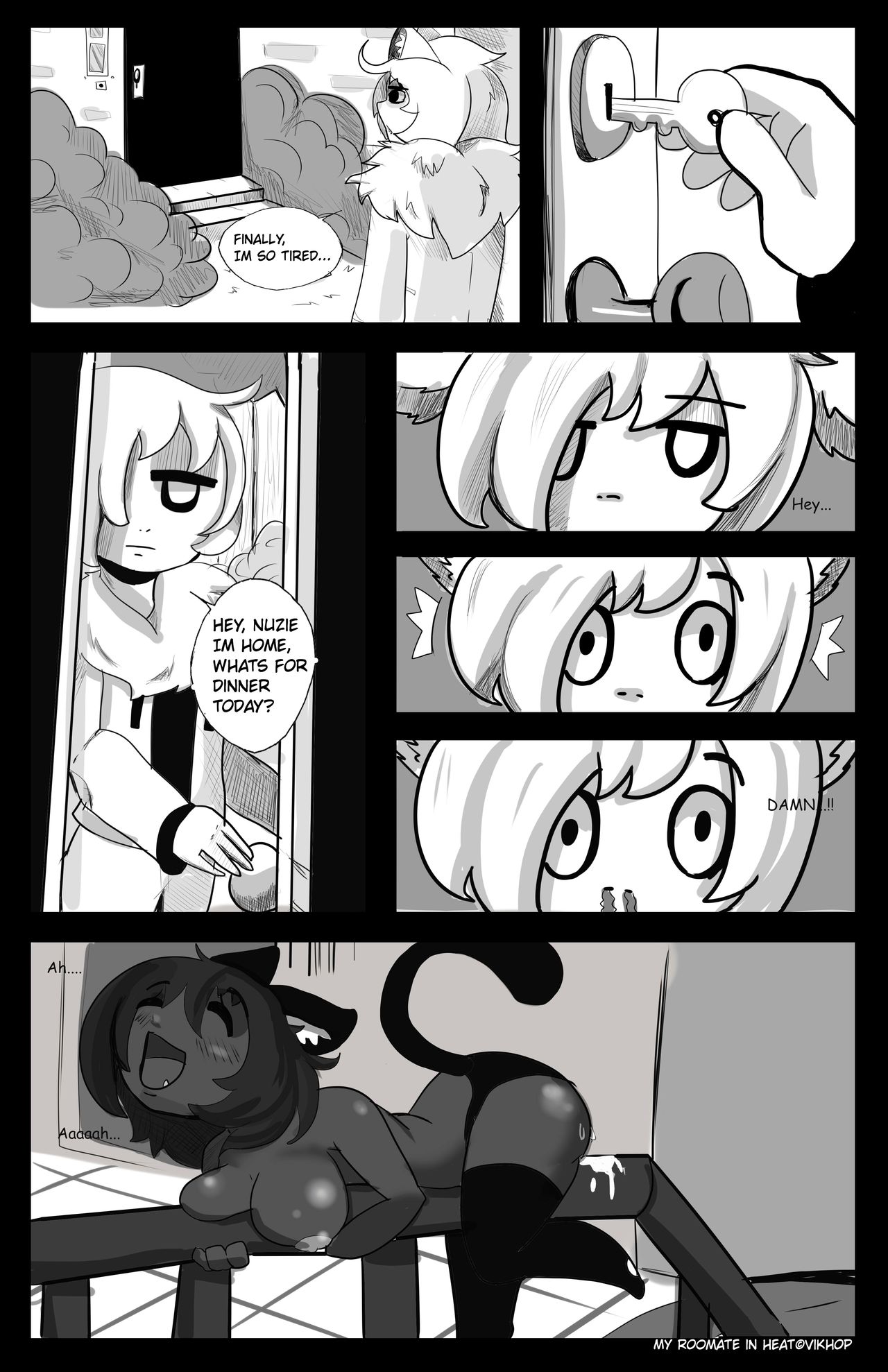 My Roomate in heat +18 By Vikhop page 3 full