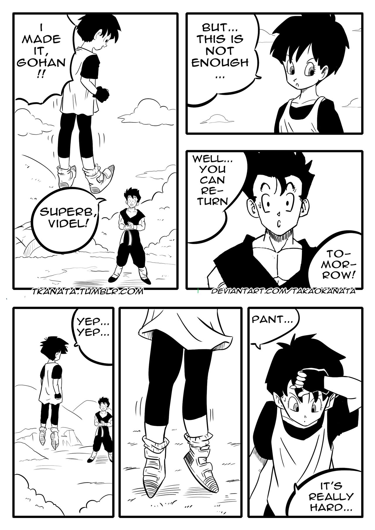 Gohan &amp; Videl in: "Boots, Socks or Feet?" page 2 full
