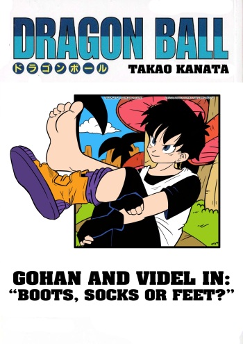 Gohan &amp; Videl in: "Boots, Socks or Feet?" cover