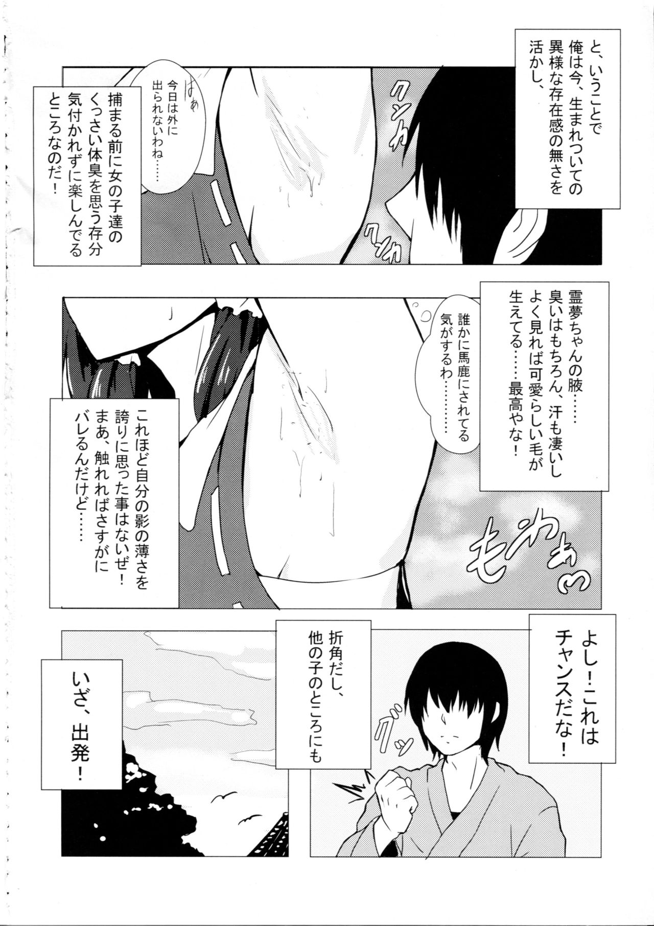 Touhou Nioi Feti Goudoushi ~Shuuki Reitaisai~Yuuga ni Nioe, Otome no Nioi -Border of smell- page 3 full
