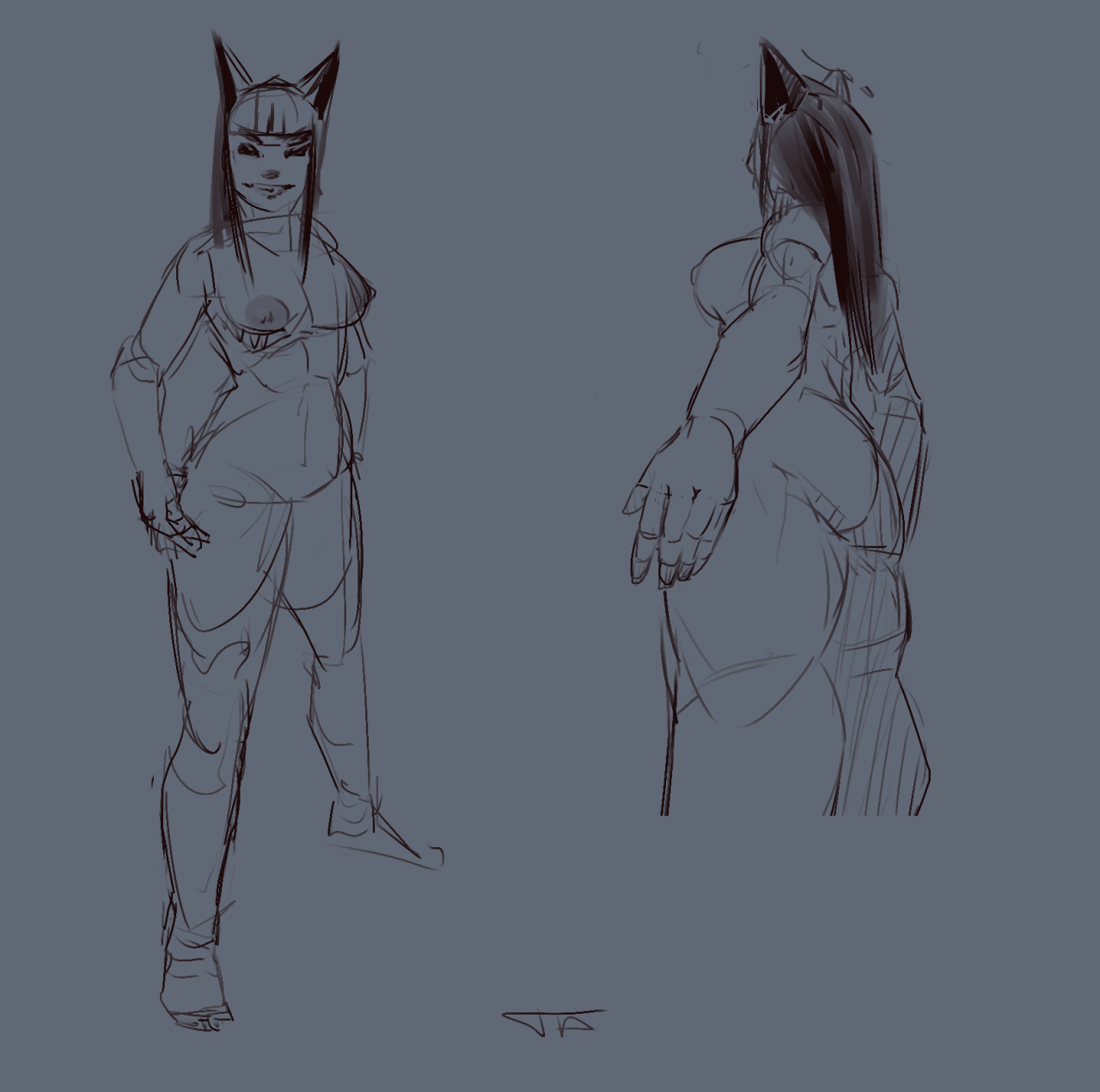 Tinyfaceart - Muscle Girls page 6 full