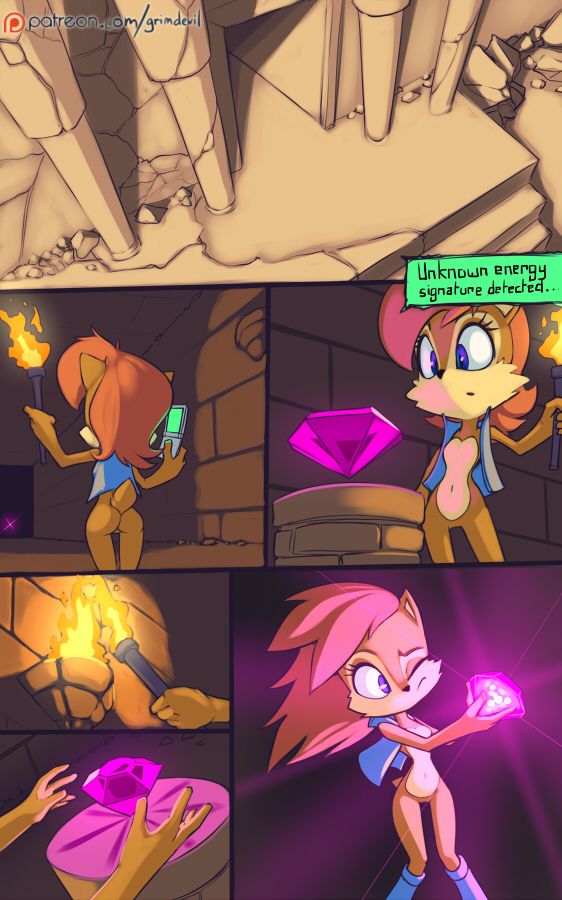 Sally Comic page 1 full