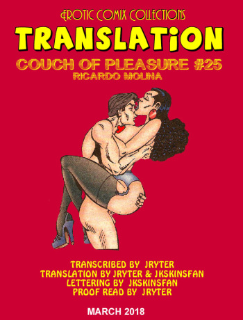 COUCH OF PLEASURE #25 BY RICARDO MOLINA - A JRYTER / JKSKINSFAN TRANSLATION - cover