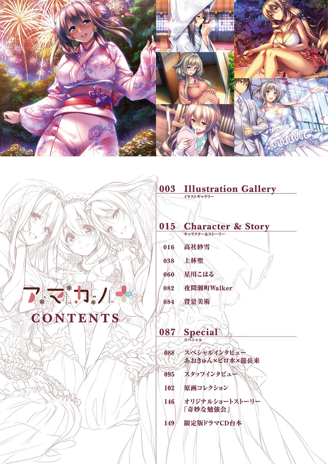 Amakano＋ Visual Fan Book page 5 full