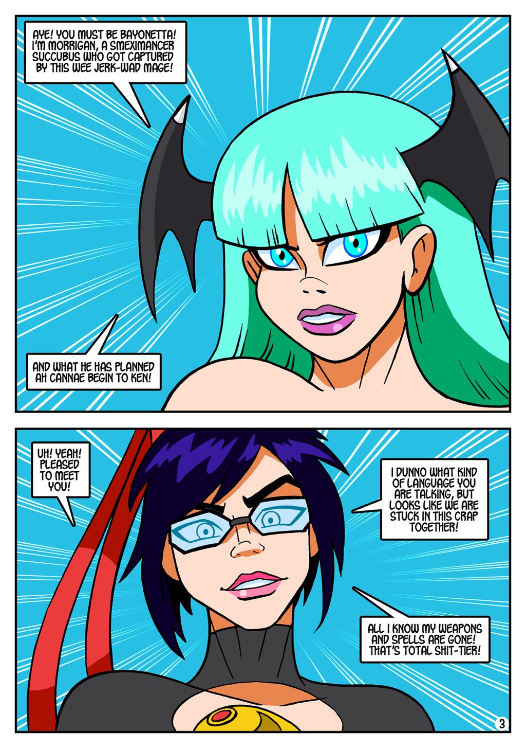 - Bayonetta &amp; Morrigan Aensland - Mystic Mess Fest page 3 full