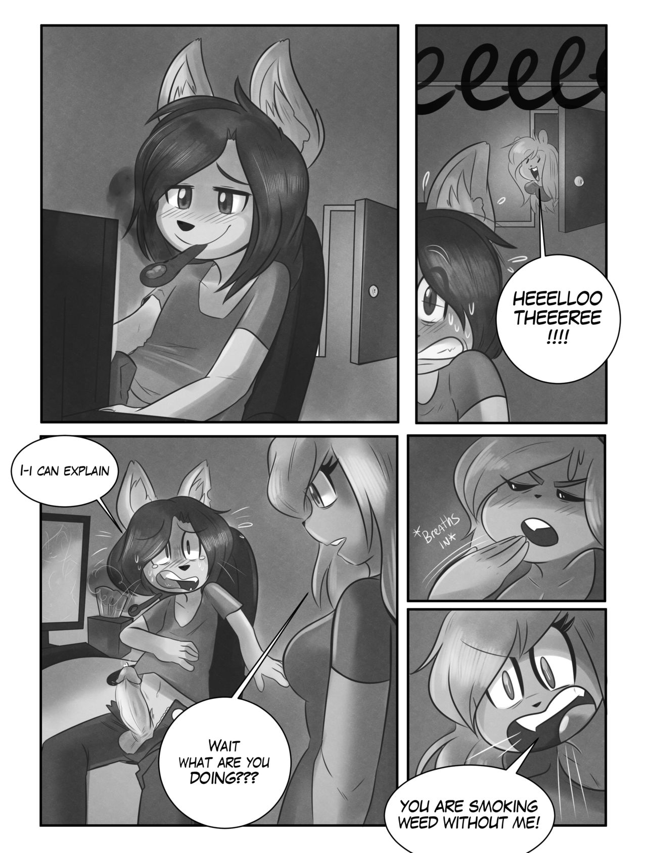 Don't You Ever Knock!? page 1 full