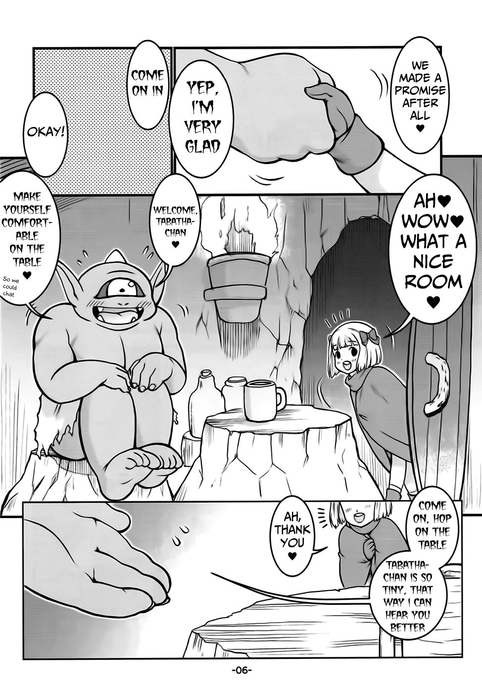 Tabatha-chan wa Gigantes-kun to Love Love Ecchi page 7 full