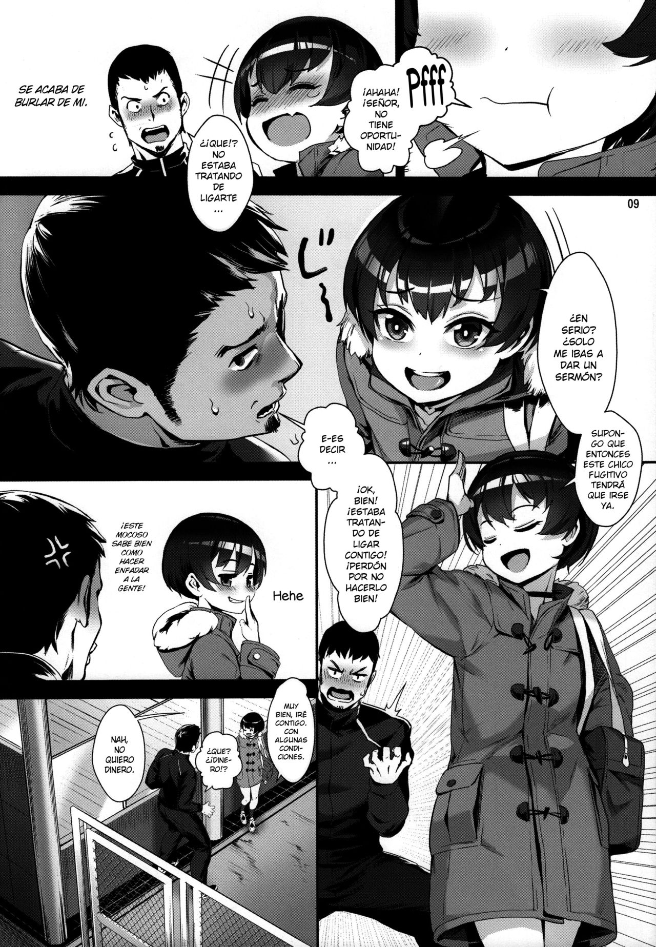 Inran Shounen "Nazo no Bitch Shota to Ossan no Monogatari" page 10 full