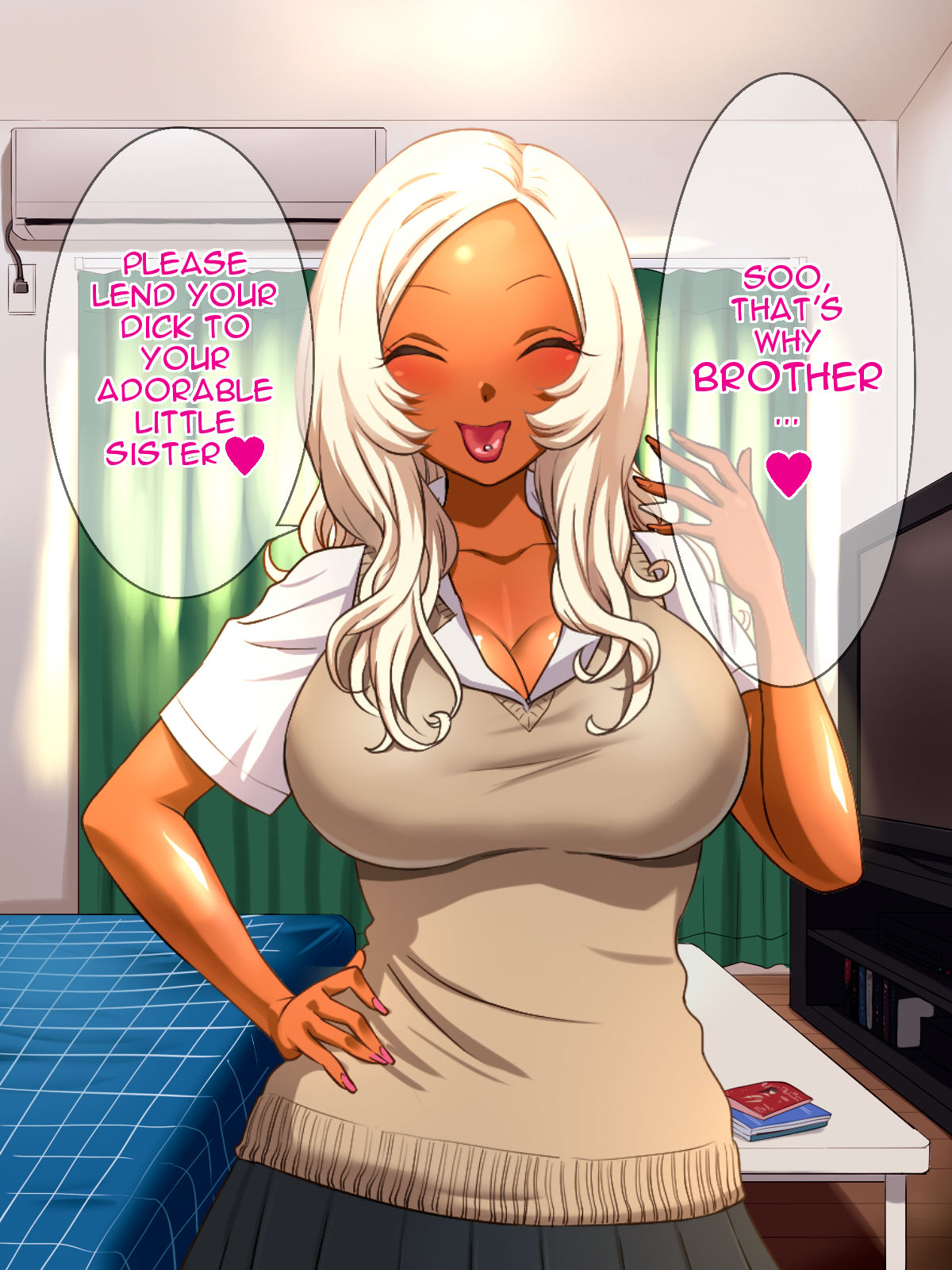 Kuro Gal Bitch My Sister | My Black Gyaru Slut Sister page 7 full