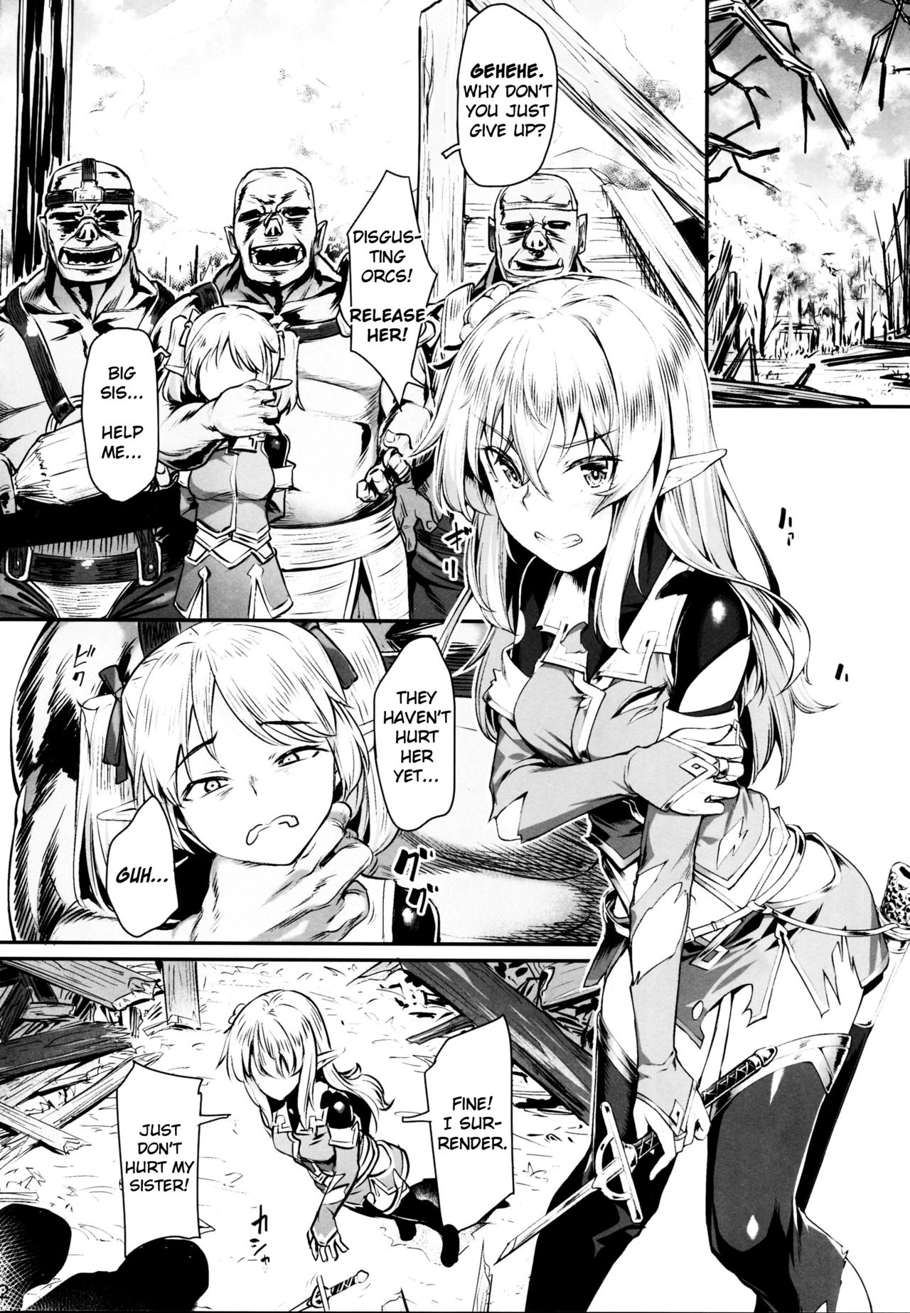 Orc ni Torawareta Elf wa page 4 full