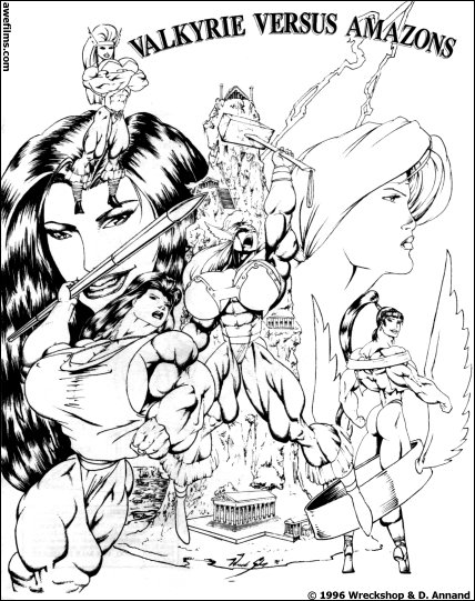 Valkyries Vs Amazons page 1 full