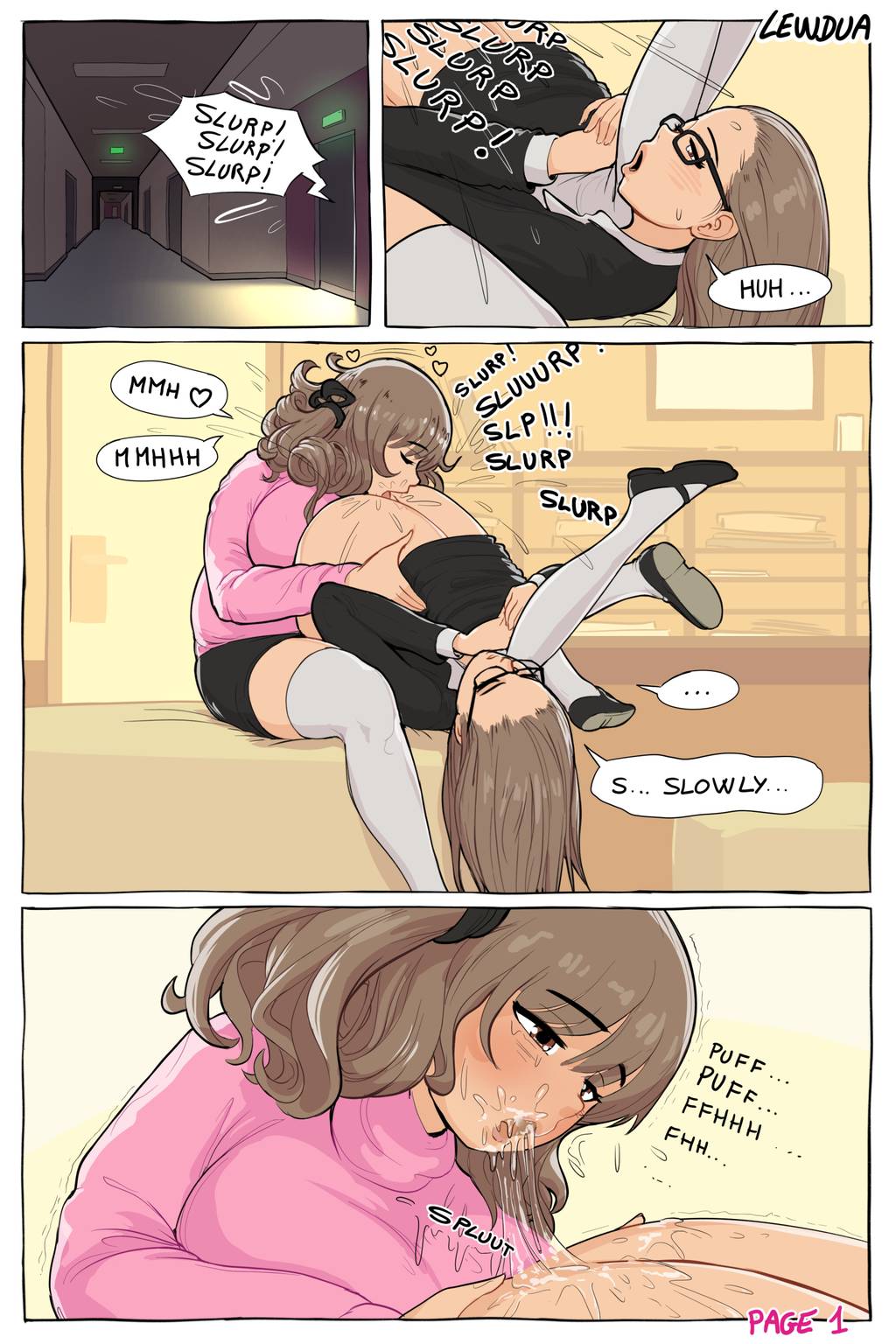 Karen, Natasha and Miss Rosewood page 1 full