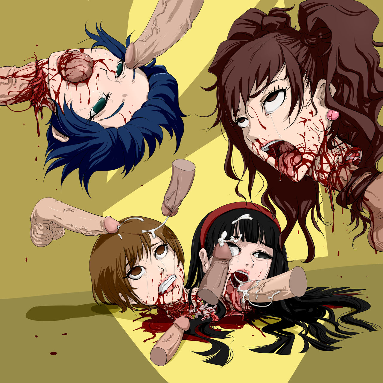 Persona4 - Head Rape 女神异闻录女角首奸 page 7 full