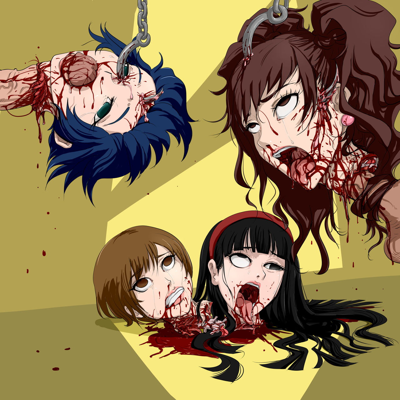 Persona4 - Head Rape 女神异闻录女角首奸 page 9 full