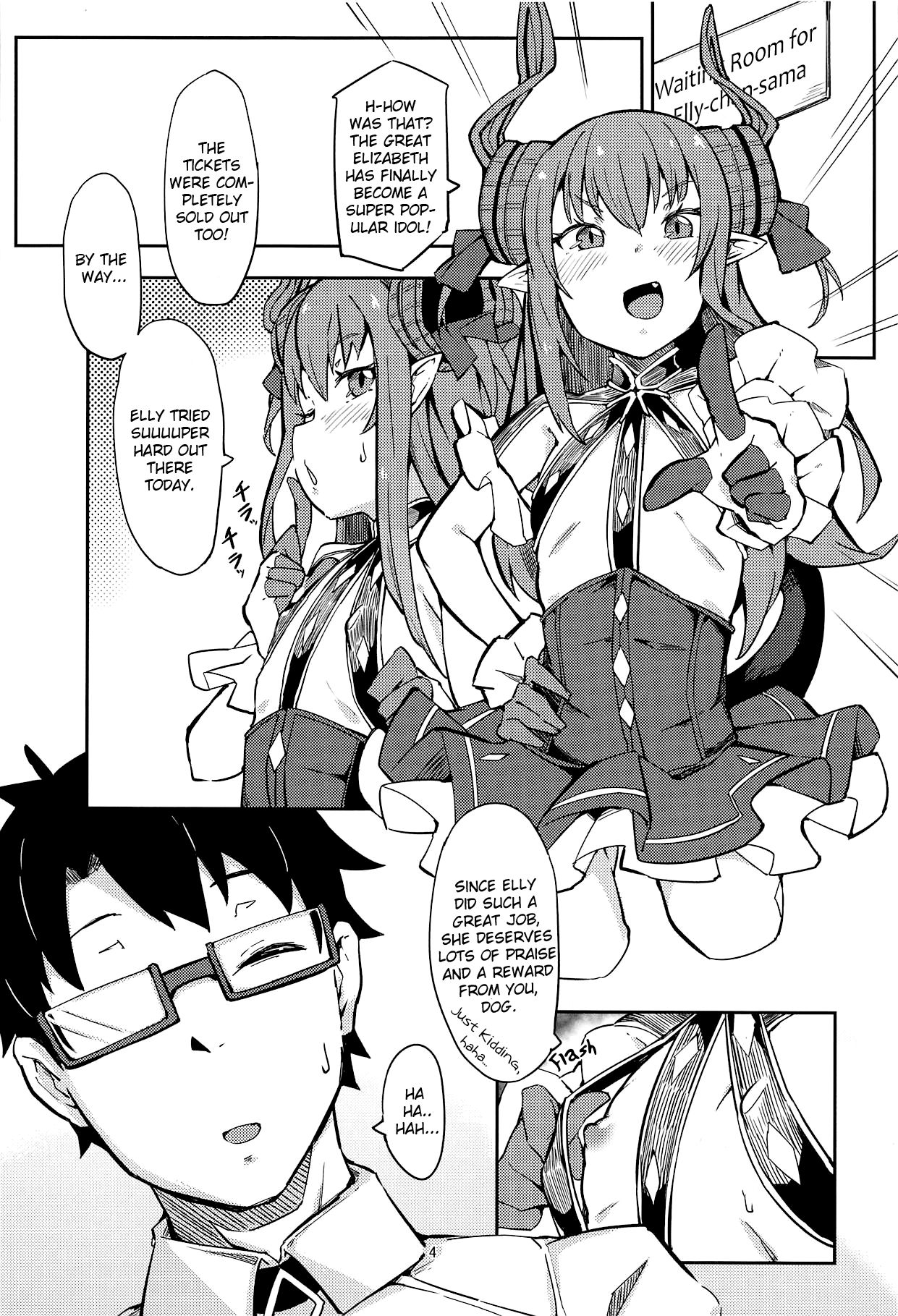 Eli-chan ga Reiju de Fan to Ecchi na Kouryuukai | Forced to Fuck Her Fans with a Command Spell! page 4 full