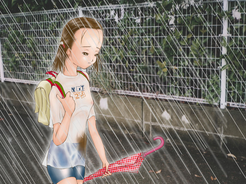 Aya-chan to Yogoreta T-shirt page 3 full