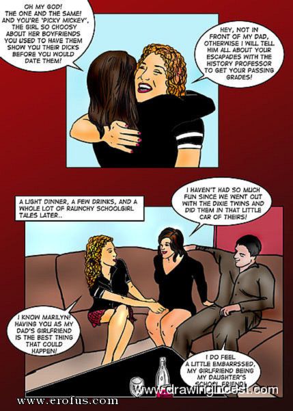 Daddy shares his cock between his girlfriend and daughter page 5 full