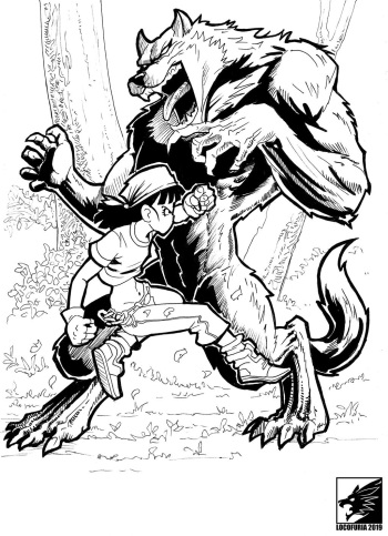 Pan vs. The Werewolf - Pan's Lunar Battle cover