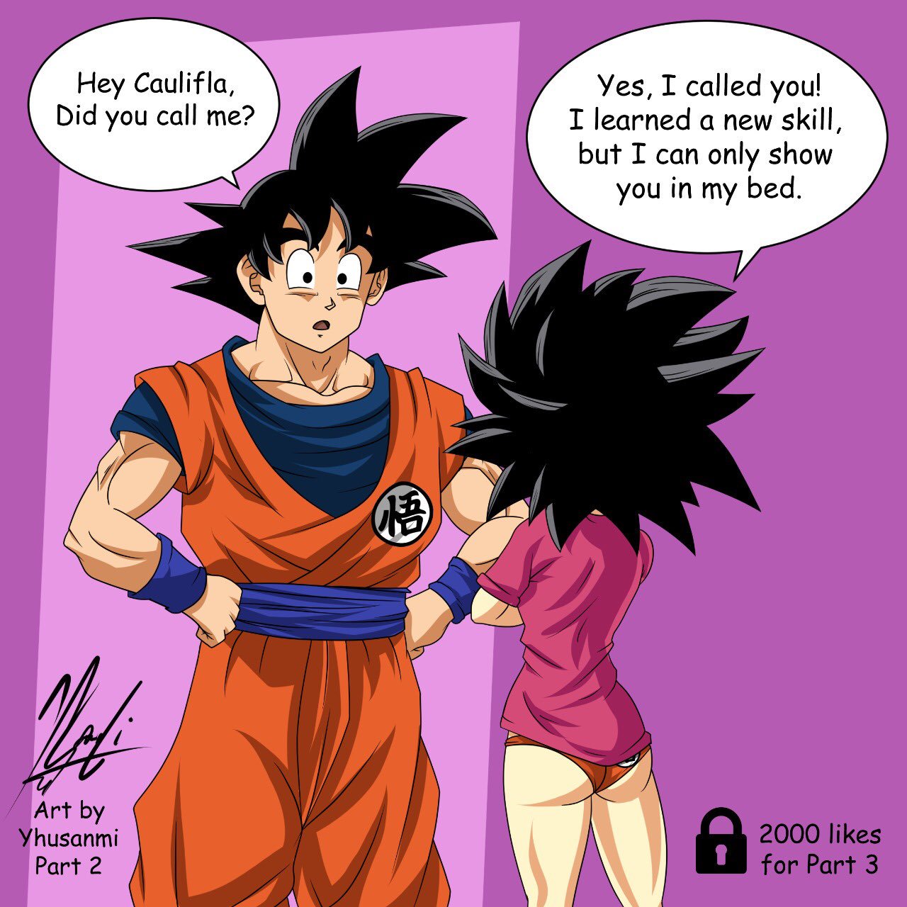 Ultra Ecchi Caulifla page 3 full