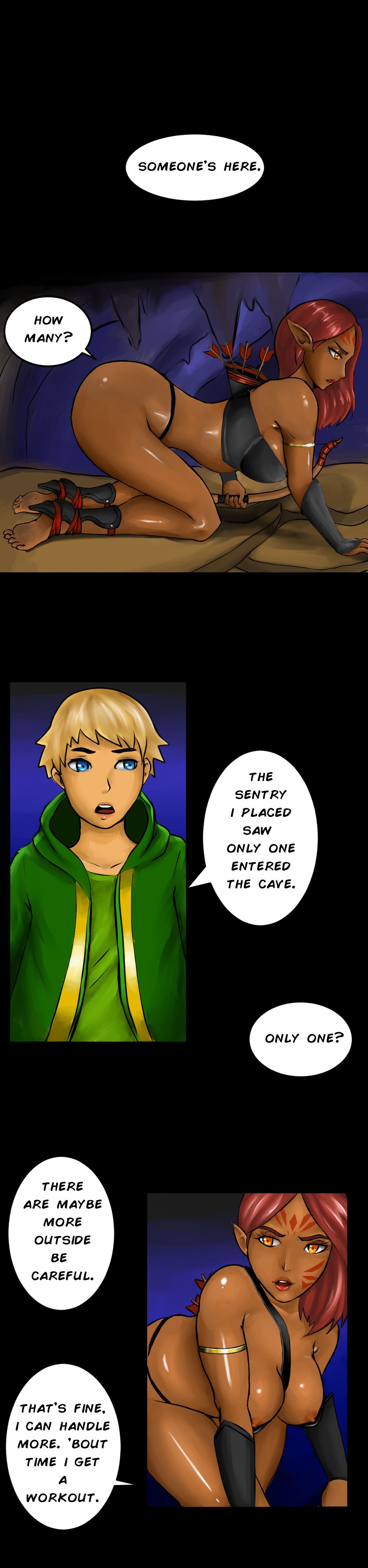 White Raven Webtoon page 4 full