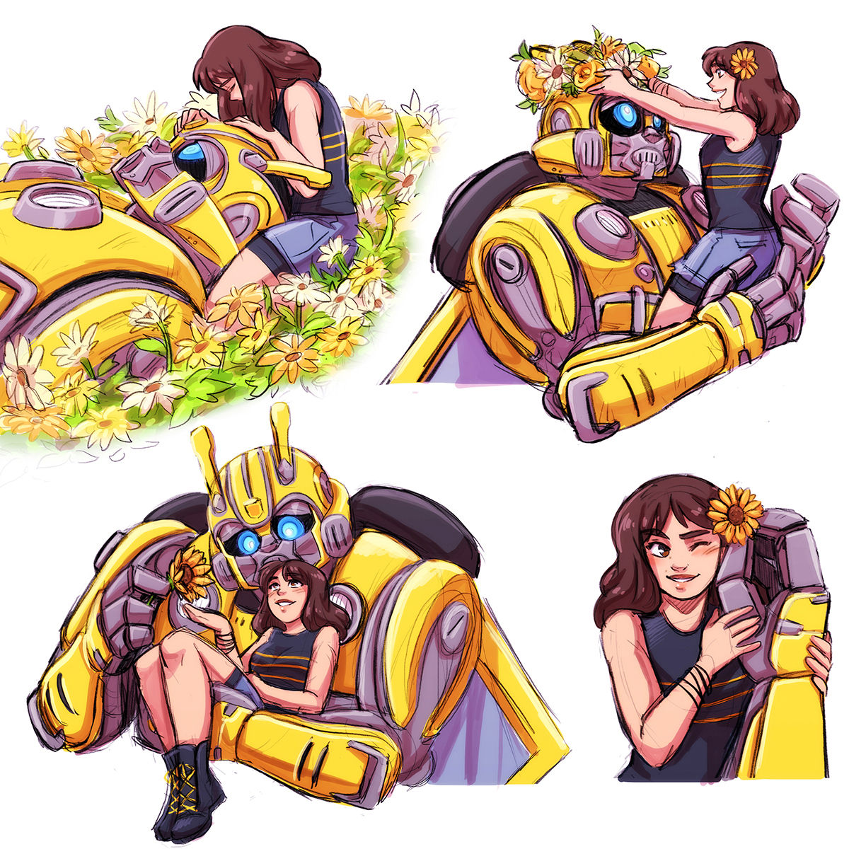 Flowers and Bees page 4 full