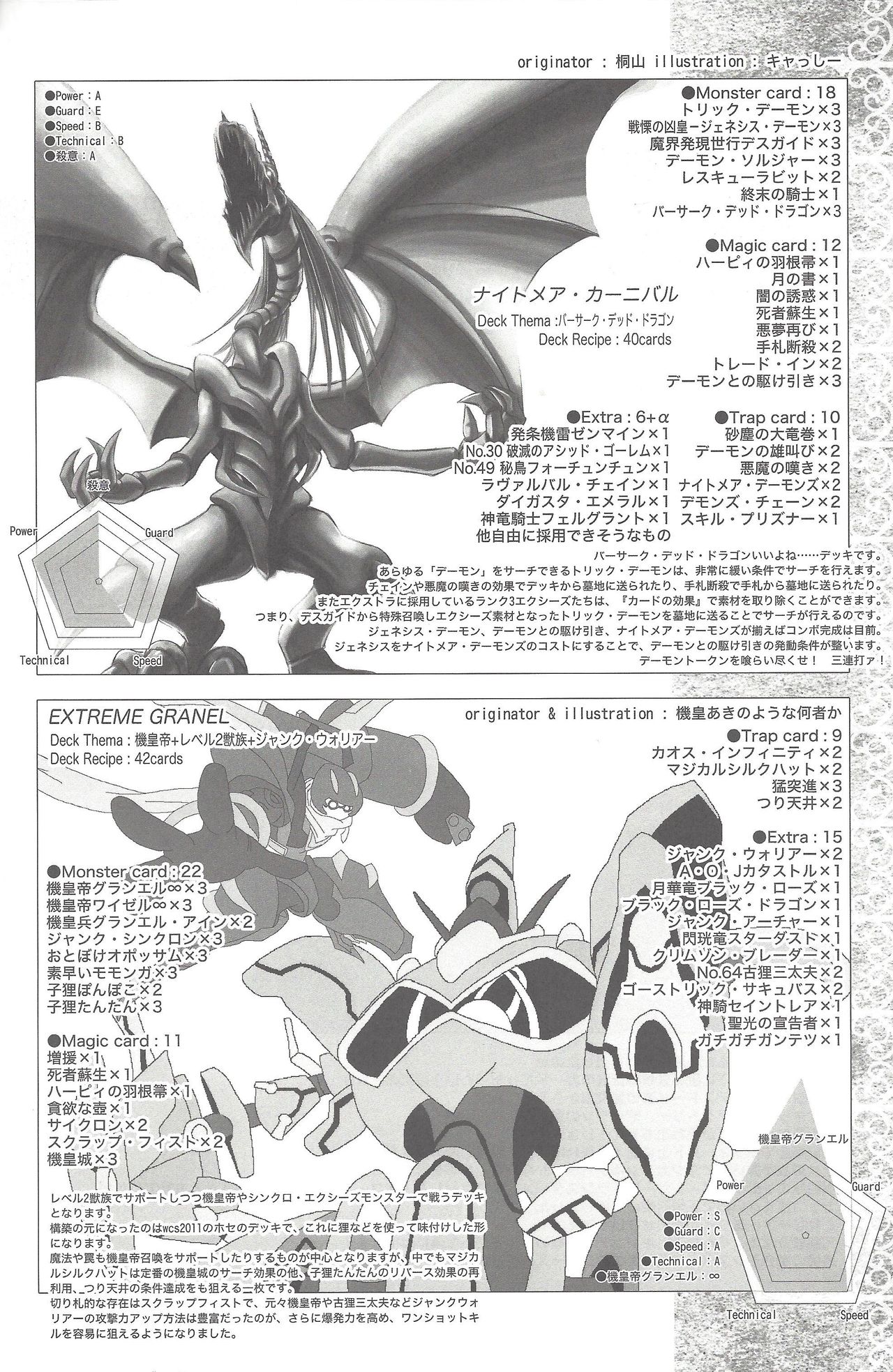 Instant issue Yu ☆ Gi ☆ Oh page 3 full