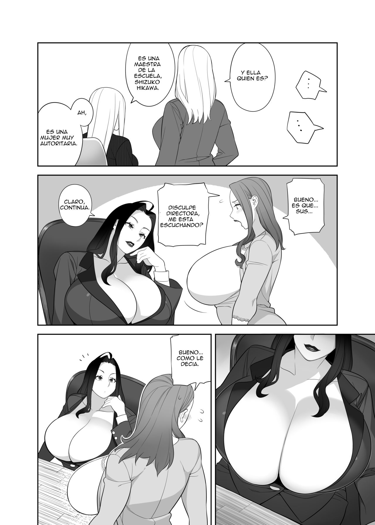 Bakunyuu Mama wa Gakuenchou no Onna | Big Tits madre es una mujer directora de escuela page 3 full