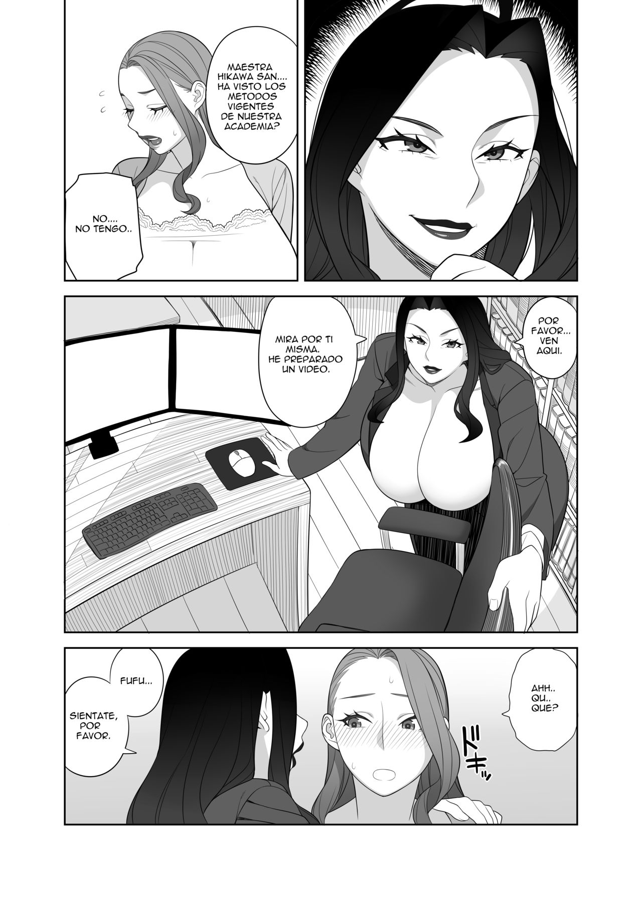 Bakunyuu Mama wa Gakuenchou no Onna | Big Tits madre es una mujer directora de escuela page 4 full
