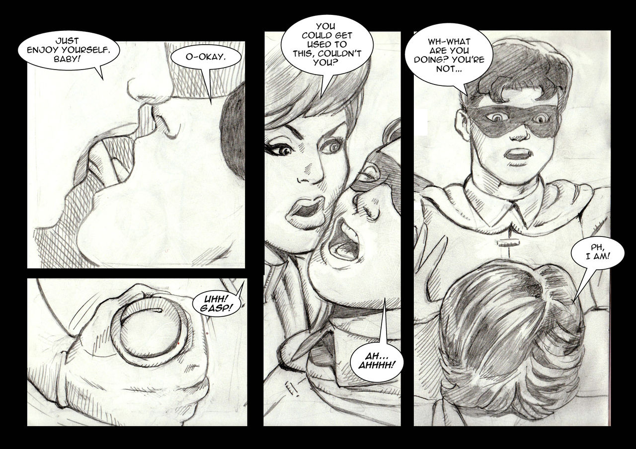 Power Girl and Robin page 4 full
