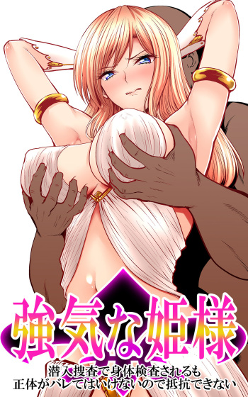 Tsuyoki na Hime-sama - Sennyuu Sousa de Shintai Kensa Sareru mo Shoutai ga Barete wa Ikenai node Teikou Dekinai cover