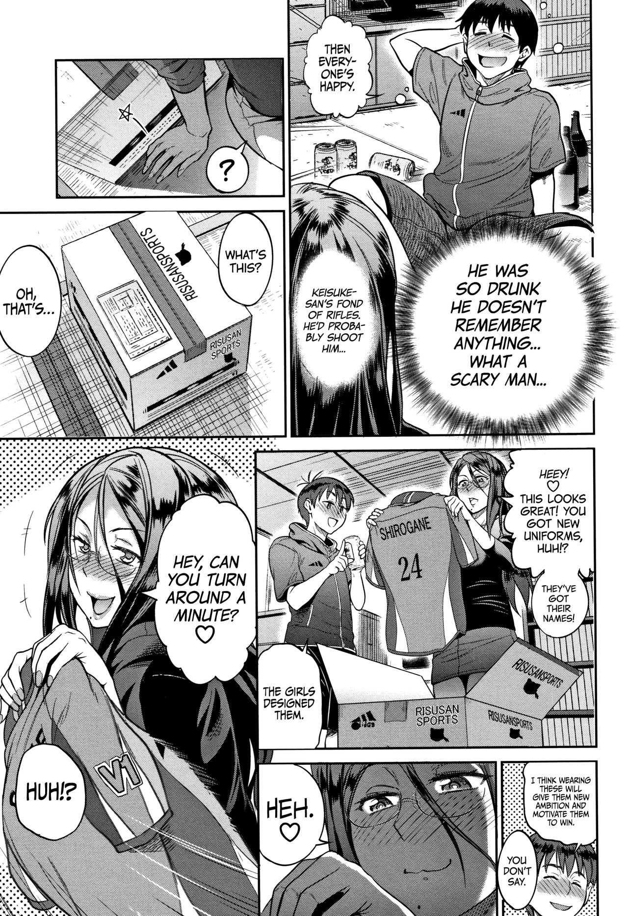 Jyoshi Luck! ~2 Years Later~ 2 Ch. 5-6  =The Lost Light= page 8 full