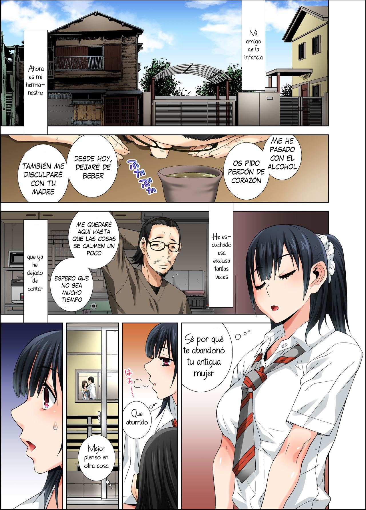 Matabiraki Haha Shimai Taisetsu a Osananajimi no Shimai wa Ore no Kuzu Oyaji ni Ana o Sasageru... page 5 full