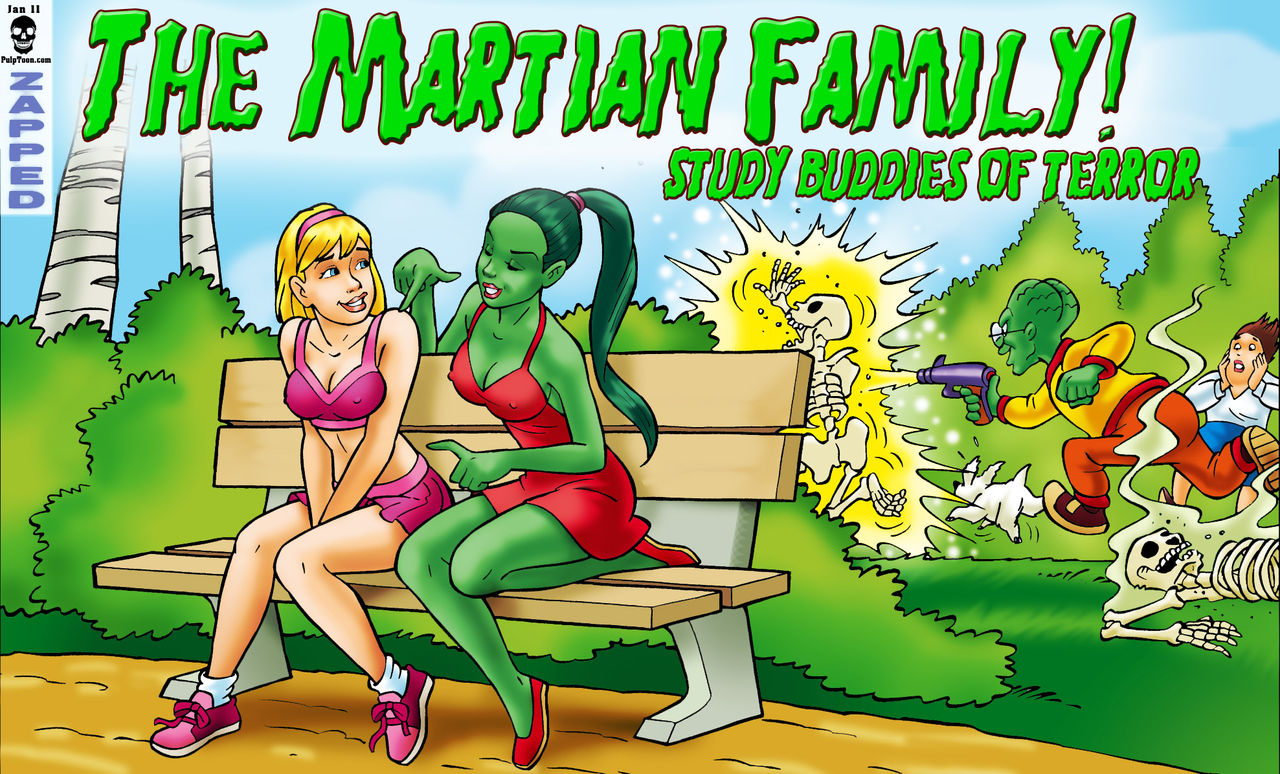 The Martian Family! - Study Buddies of Terror page 1 full