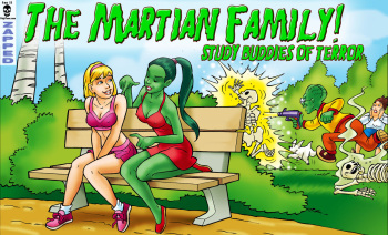 The Martian Family! - Study Buddies of Terror cover